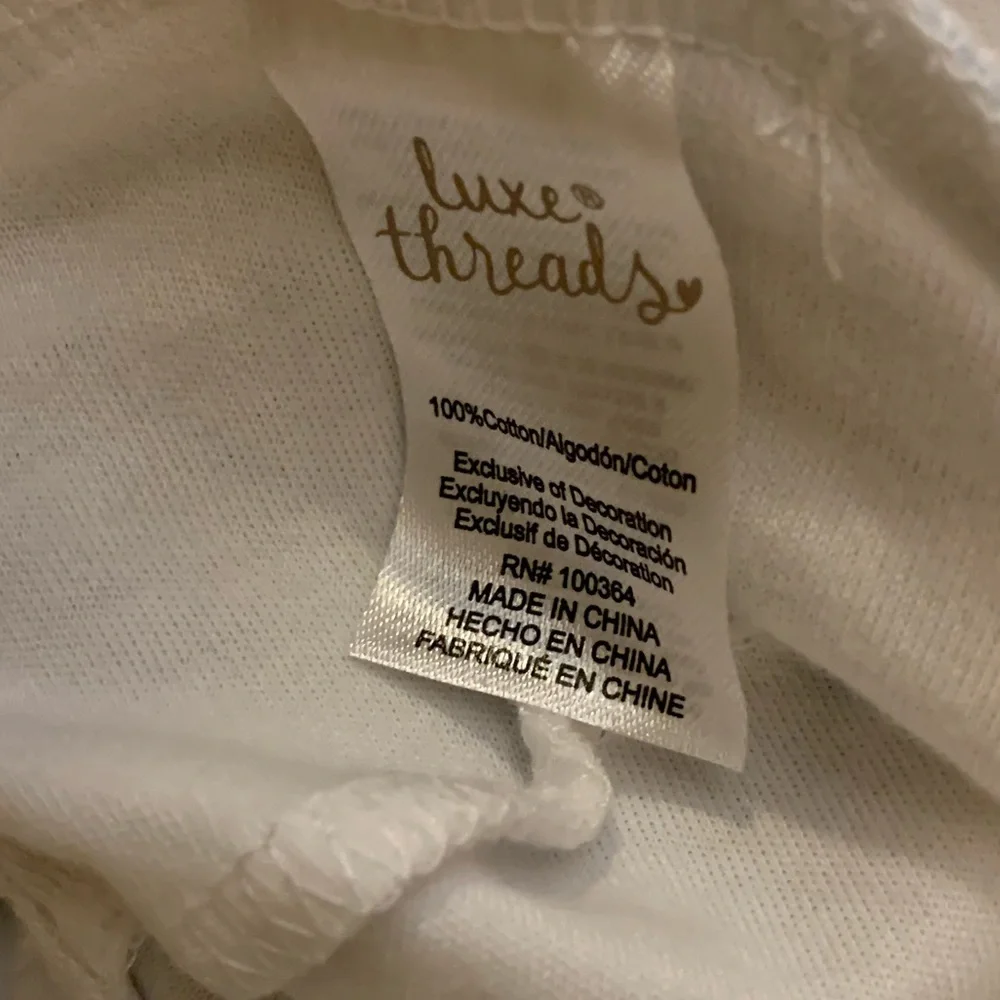 Luxe Threads Soft White Baby Onesie and Hat Set